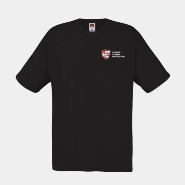 SS12 Adults Cotton T-Shirt Black Thumbnail